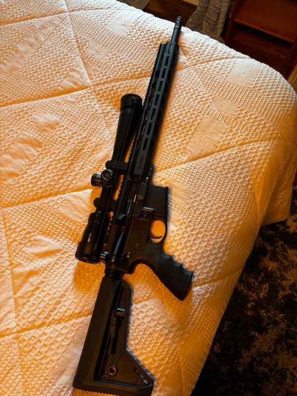 Ruger ar15 223/556 with wylde barrel 
